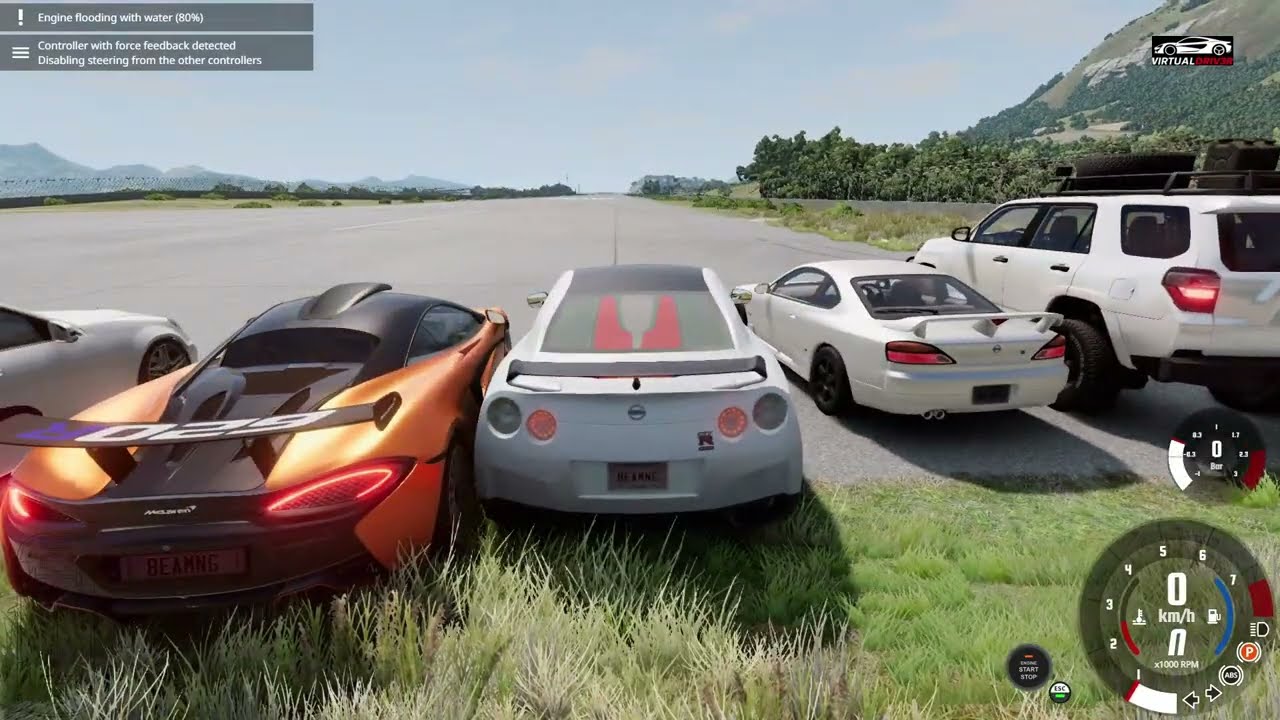 Honda Civic vs Toyota Supra BIG Jump 🚀💥 | BeamNG.drive