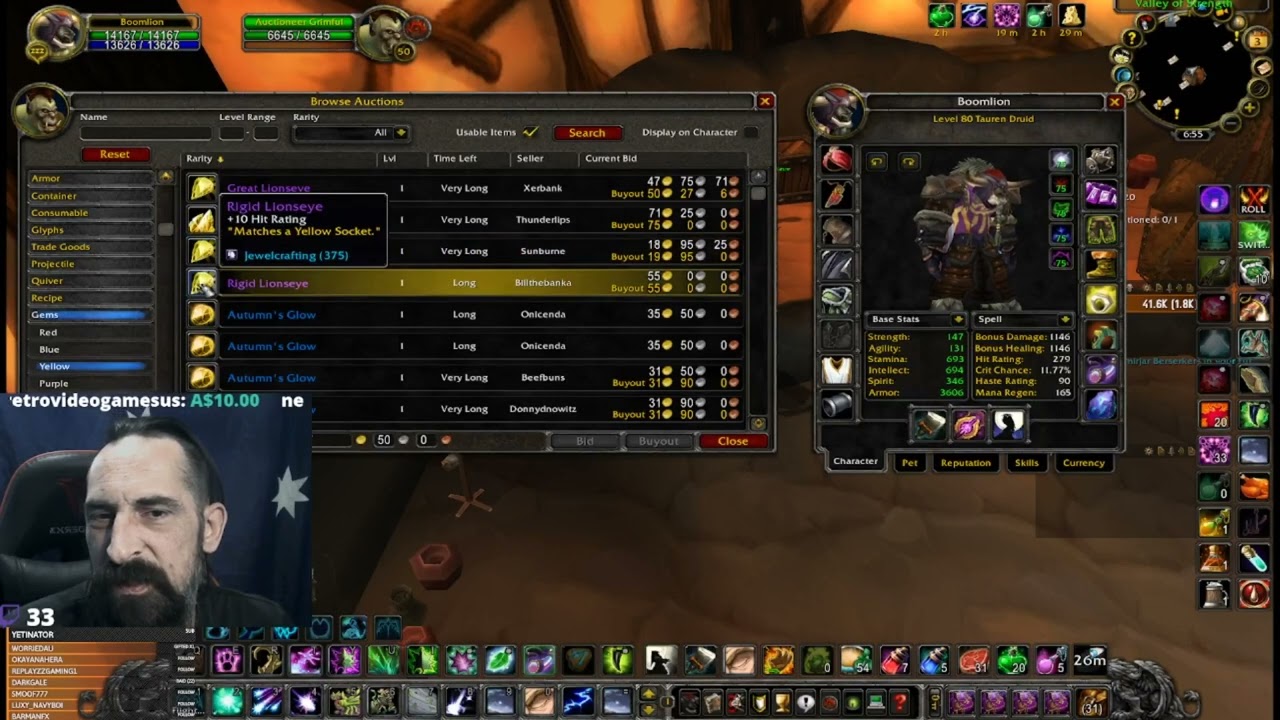 LEONLION1979 - Buying TBC gems in WOTLK
