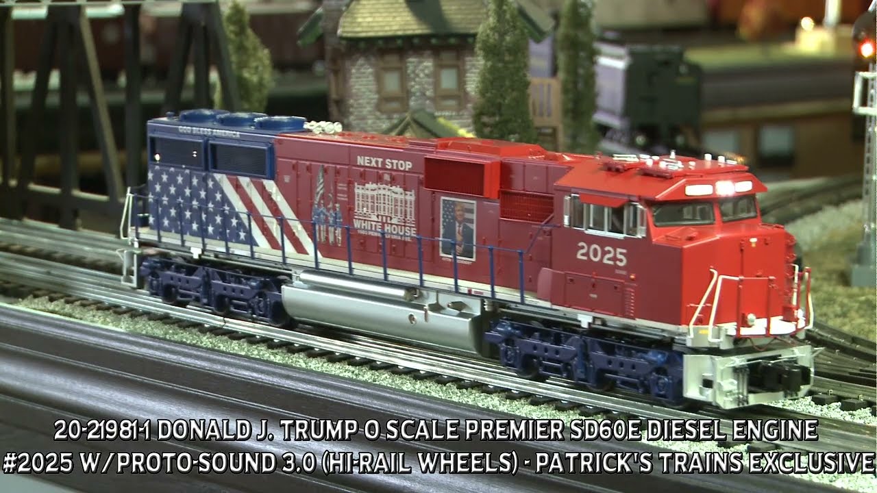 MTH Premier Donald Trump SD60E Diesel w/Proto-Sound 3.0 - Patrick's Trains Exclusive