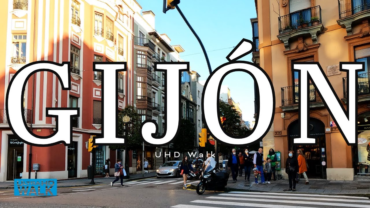 4K Walking Tour of Gijon 🇪🇸