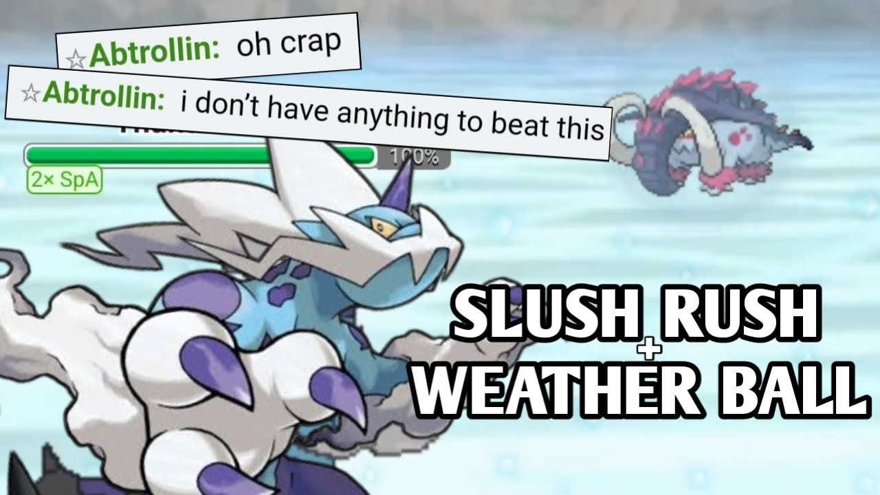 SLUSH RUSH + WEATHER BALL THUNDURUS IS THE NEW META IN AAA
