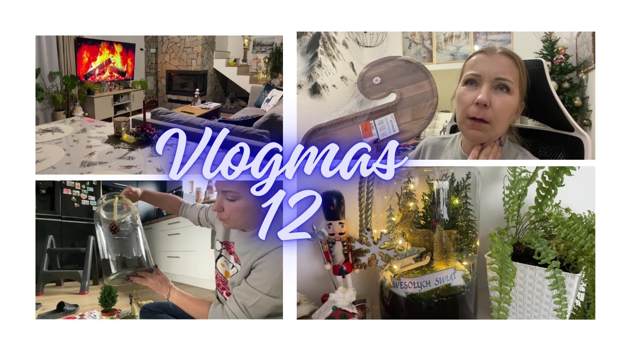 VLOGMAS 12 / WYPRZEDAŻ W SINSAY / PRZESADZAM / STROIMY SALON