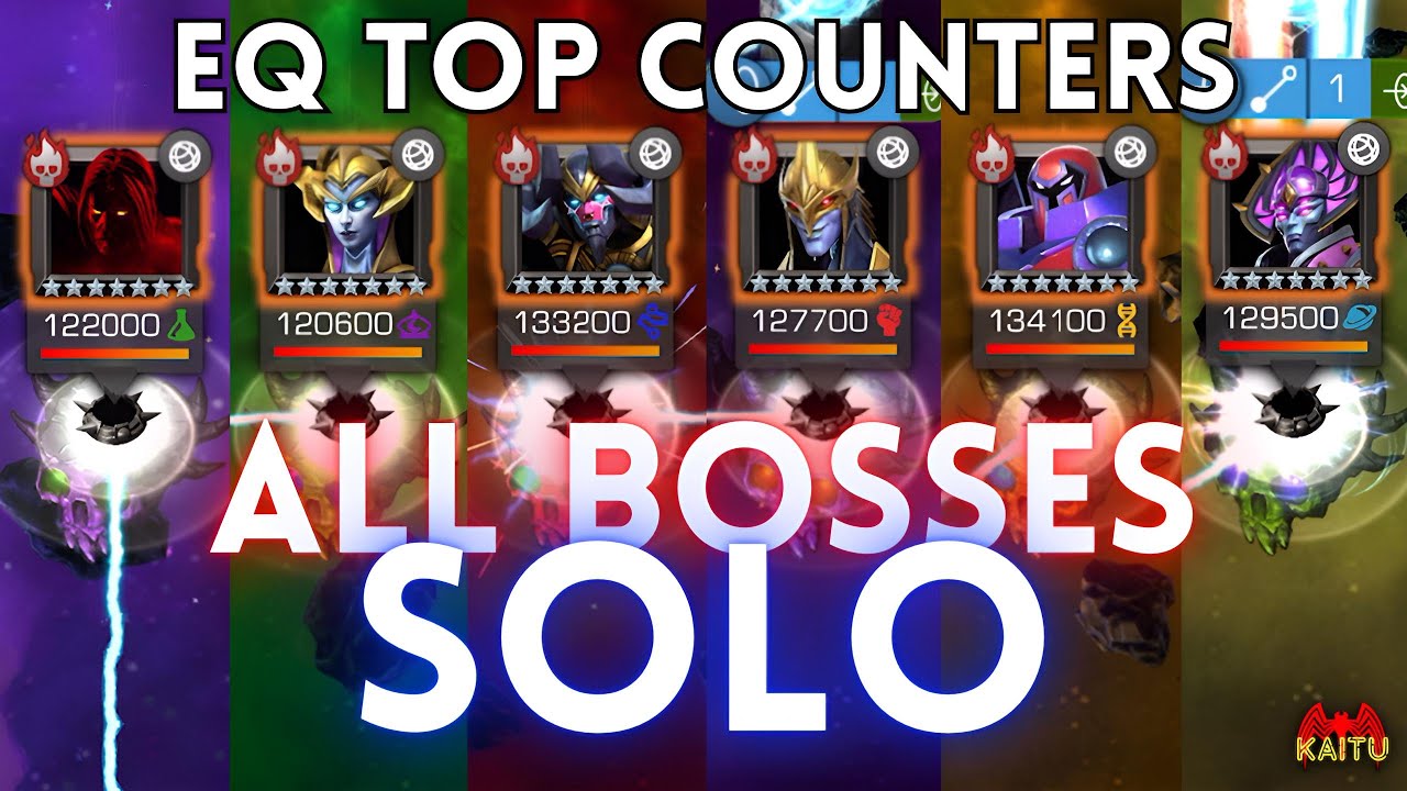 TOP COUNTERS FOR ALL BOSSES! Imperiosa & Onslaught! Elder Difficulty - Lost and Found EQ MCOC