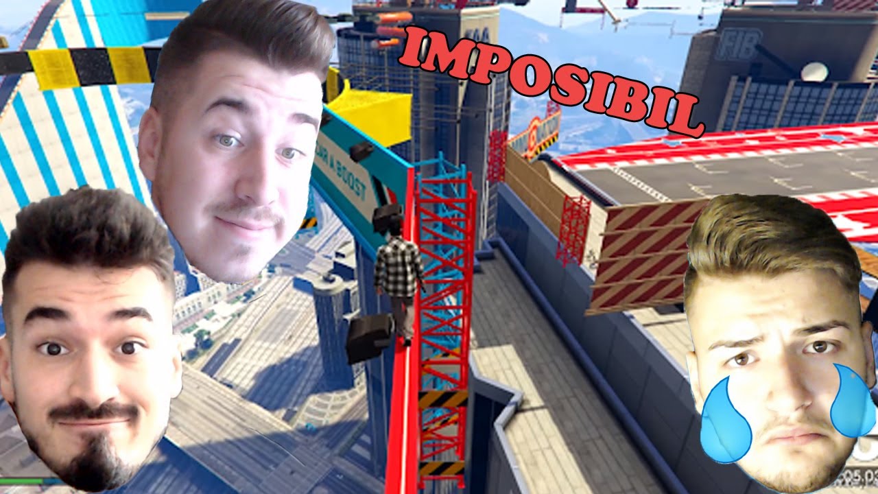 CONTINUAM CU PARKOUR IMPOSIBIL PE GTA 5! PLOUA CU BRAIN DAMAGE!