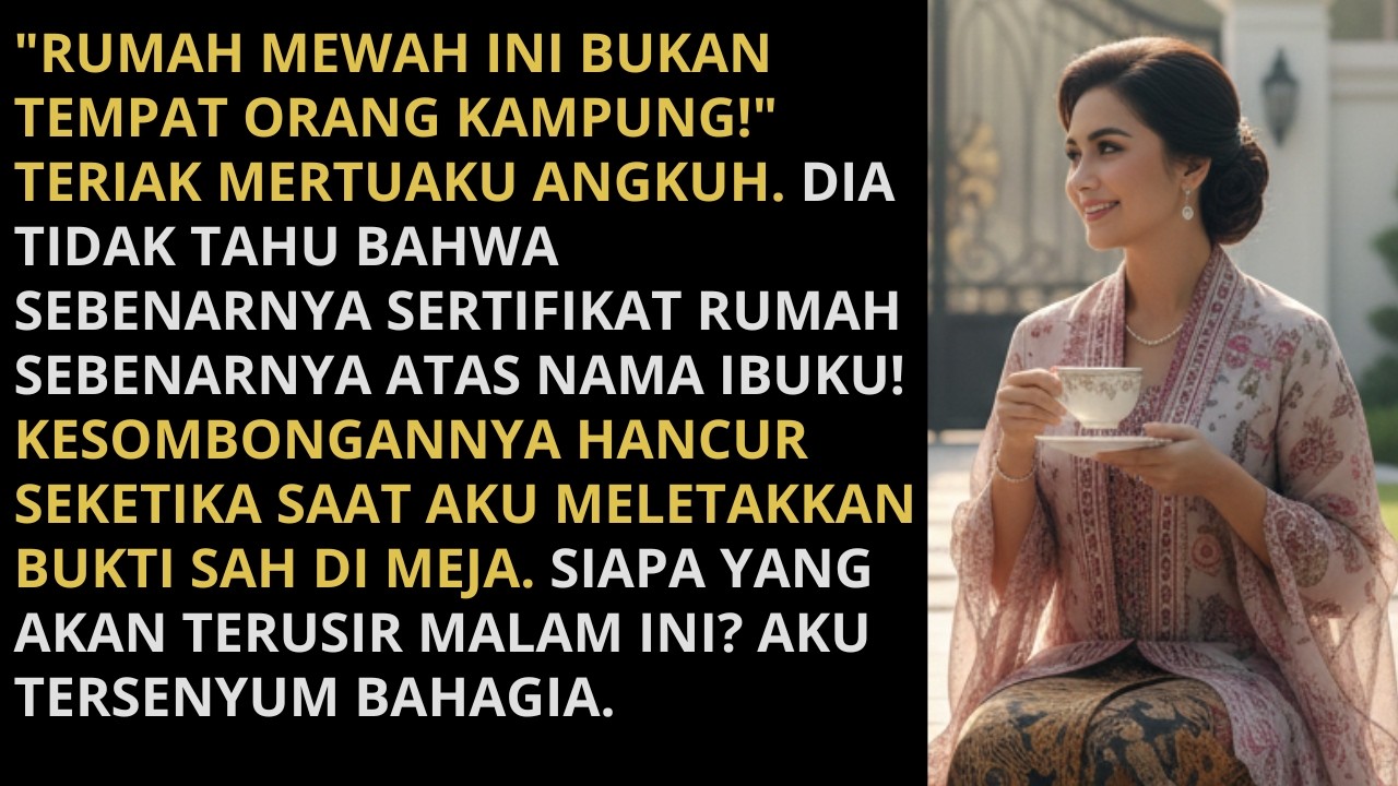 Dikira Menumpang, Ternyata Ibuku Pemilik Sah Sertifikat Rumah Mewah Ini
