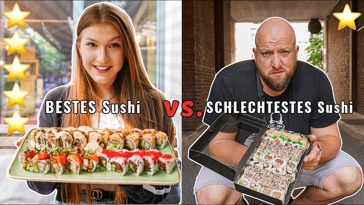 BESTES vs. SCHLECHTESTES Sushi Hamburgs im Test! 😱 Wie schmeckt es?