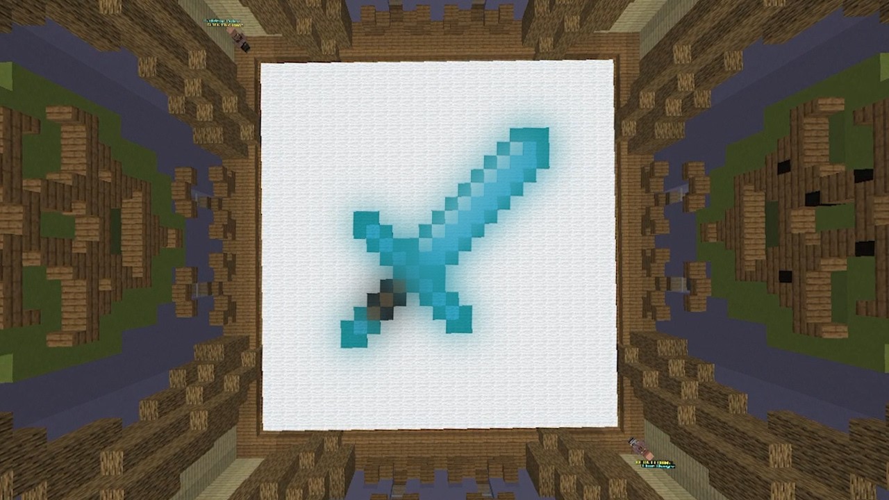 BUILD BATTLE MAS SO VALE PIXEL ART !! - Minecraft