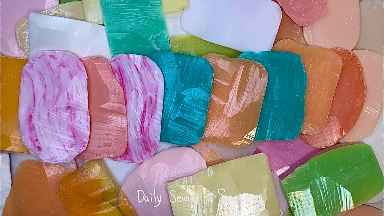 Breaking dry soap plates. Soap ASMR. мыло АСМР. Satisfying video /31/
