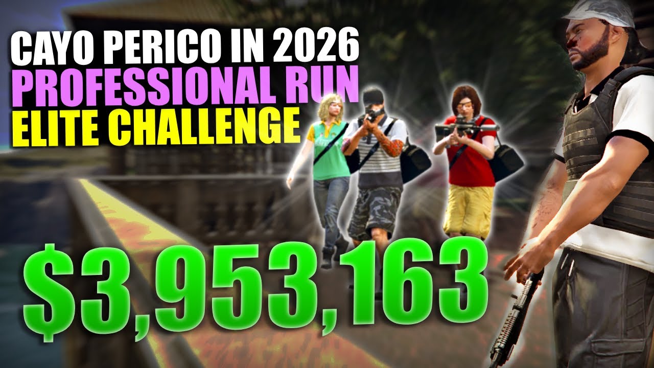 Playing Cayo Perico In 2026!, Elite Challenge, Longfin Main Dock, Smooth Run | GTA Online