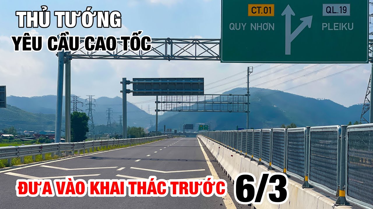 THỦ TƯỚNG YÊU CẦU SỚM ĐƯA VÀO KHAI THÁC CÁC CAO TỐC QUA NAM TRUNG BỘ