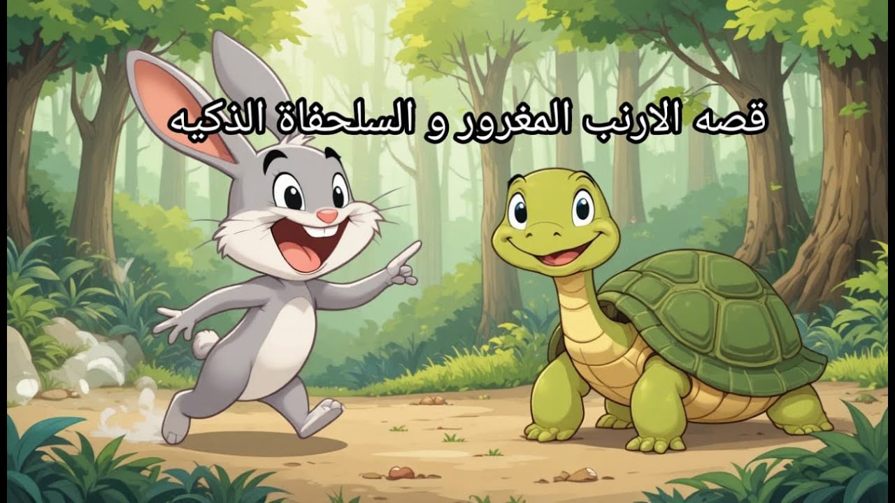 أرنب مغرور ضد سلحفاة ذكية#cartoon #قصص_أطفال #حكايات_قبل_النوم #الارنب_والسلحفاة #قصص_حيوانات