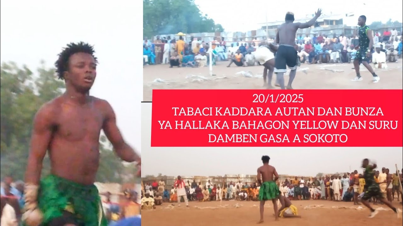 20/1/2025 TABACI KADDARA AUTAN DAN BUNZA YA HALLAKA BAHAGON YELLOW DAN SURU DAMBEN GASA SOKOTO 