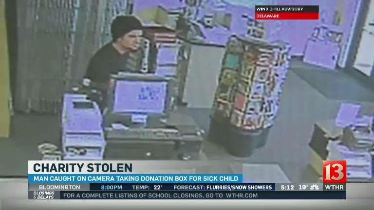 Donation box stolen