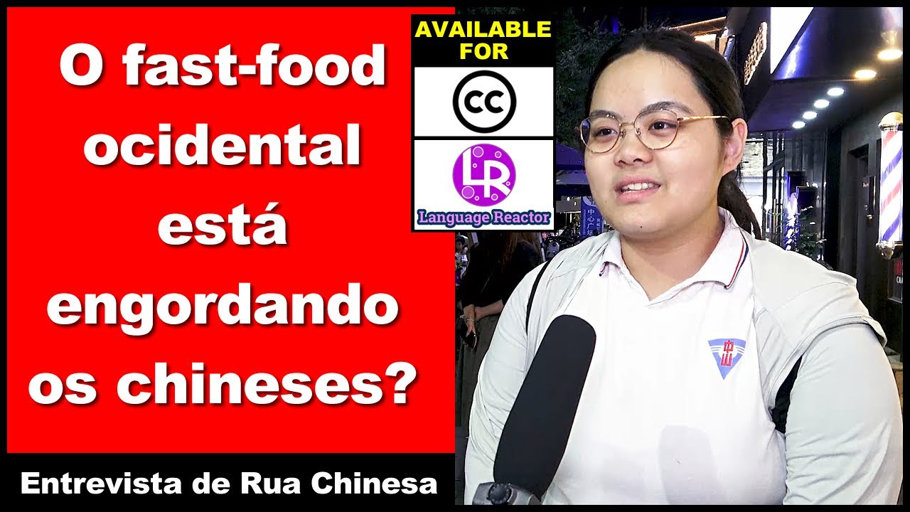O fast-food ocidental está engordando os chineses? - Entrevista de Rua Chinesa - Aprender chinês