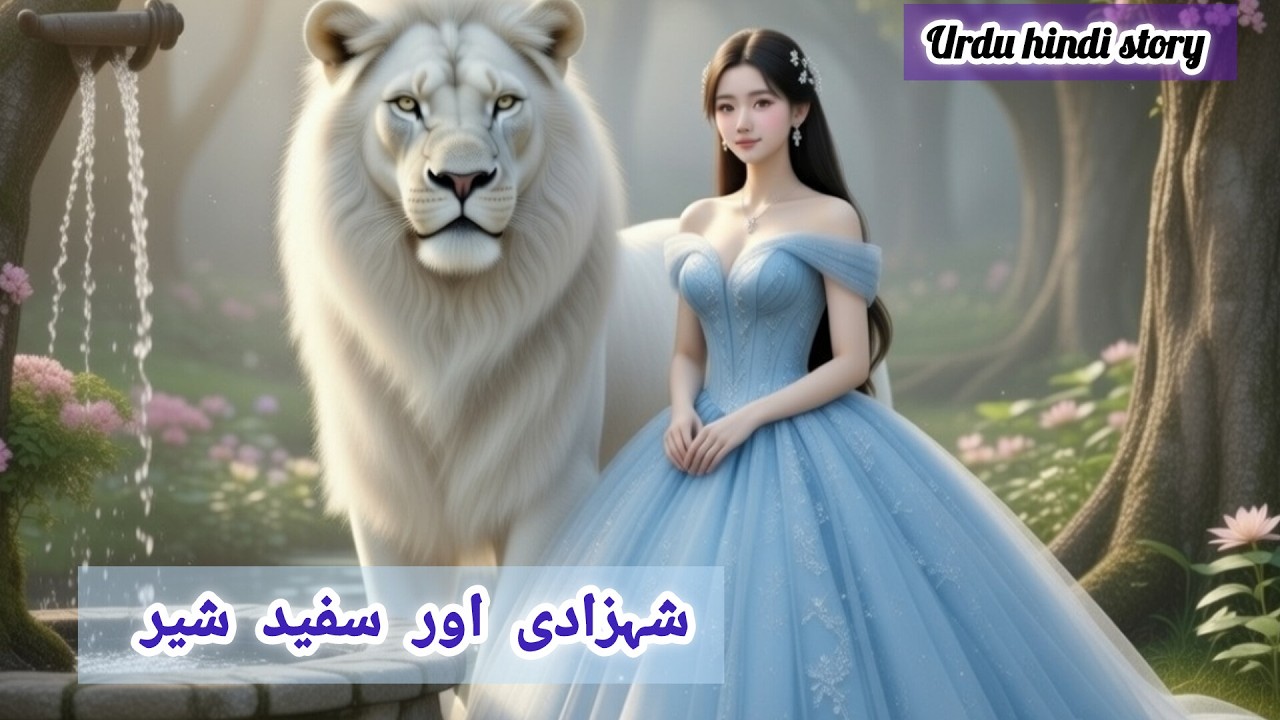 Princess and the White Lion | Fairy Tale Story | Urdu fairy tales #fairytalesstory #urdustory