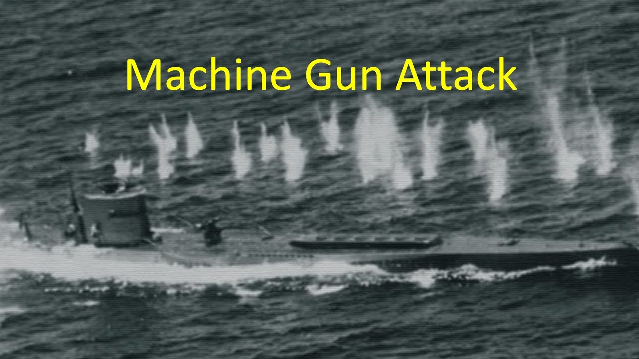 Can a machine gun sink a WWII submarine?