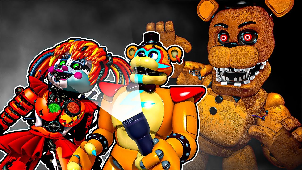 The FORGOTTEN MEMORIES of FNAF with Scrap Baby and Glamrock Freddy