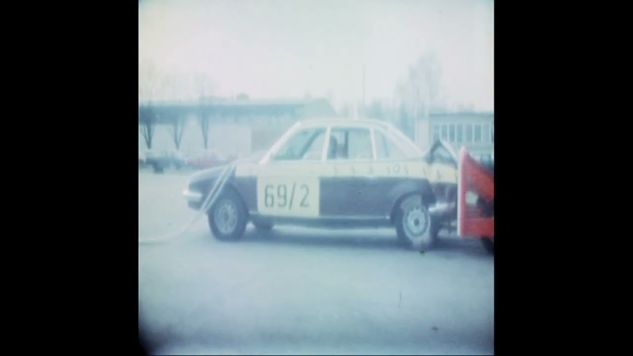 Crashtest NSU RO 80 in Neckarsulm 1969