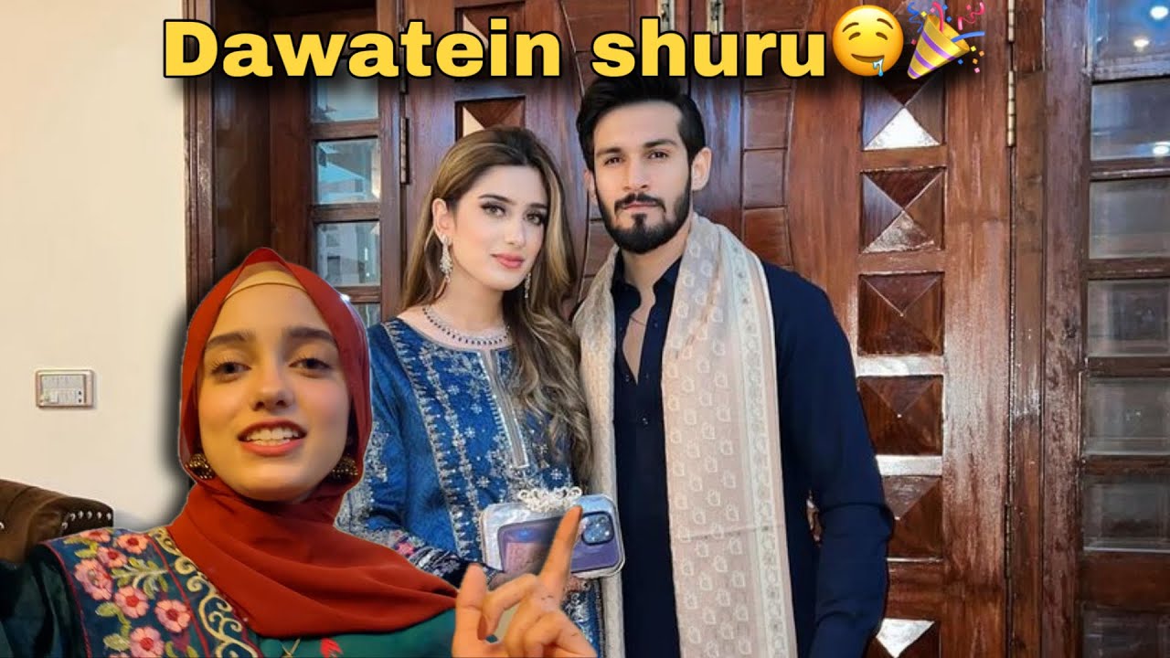 Behn ki shaadi ki dawatein shuru🤤🎉