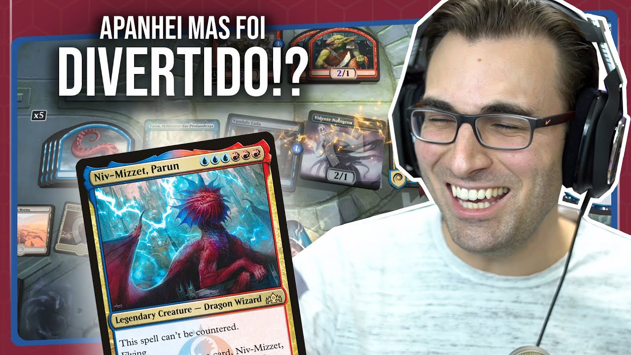 DRAGÃO NELES!!! - Apanhei Mas Foi Divertido | Brawl com Niv-Mizzet Parun de Comandante no MTG Arena