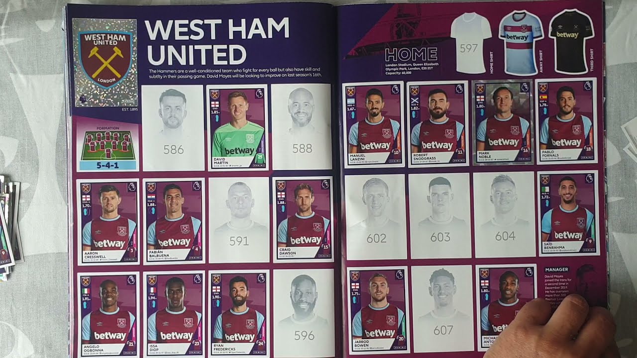 Panini 2021 Premier League Sticker Album P3