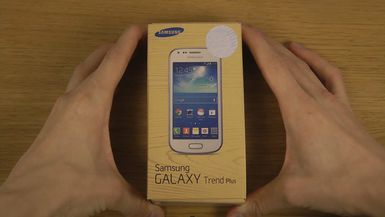 Samsung Galaxy Trend Plus — распаковка