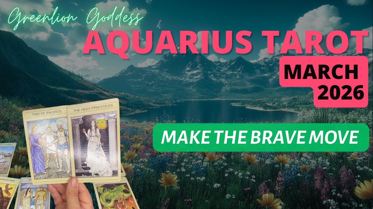♒ Aquarius Tarot March 2026 – Bold Moves Change Everything!