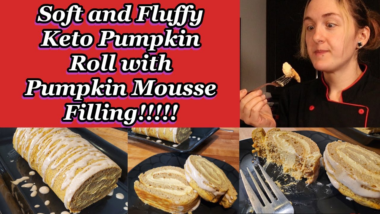 Impressive Keto Pumpkin Roll Cake Recipe!