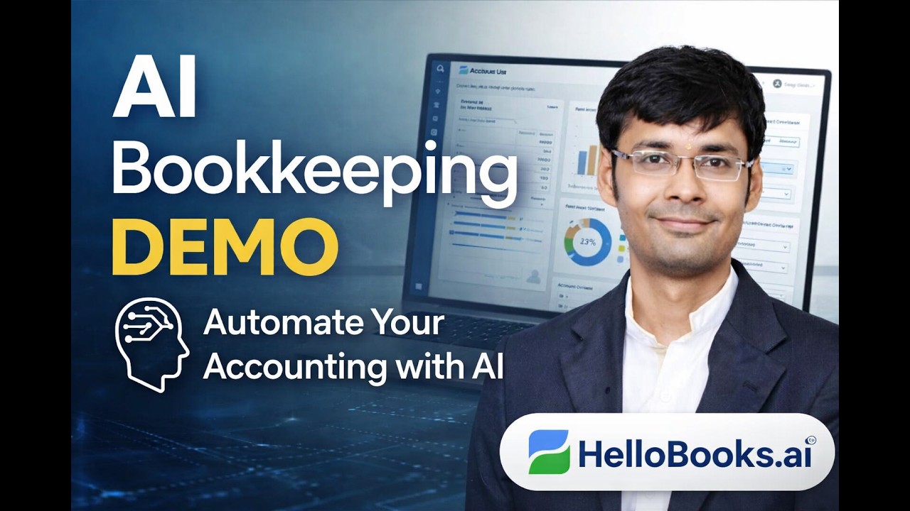 How AI Automates Bookkeeping for SMBs | HelloBooks.ai Demo