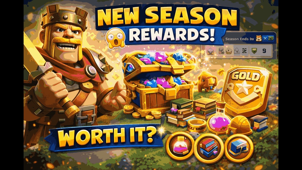 NEW Season Rewards Revealed 😱 Worth It or Not? | Clash of Clans