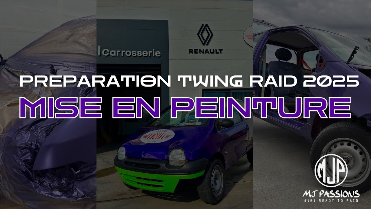Peinture neuve pour notre Twingo