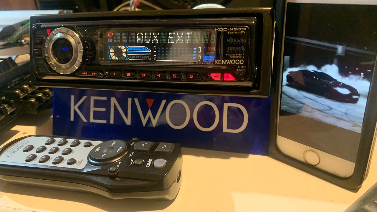 CD Player Kenwood Excelon KDC-X579 C/ Bluetooth Aux (2004) 