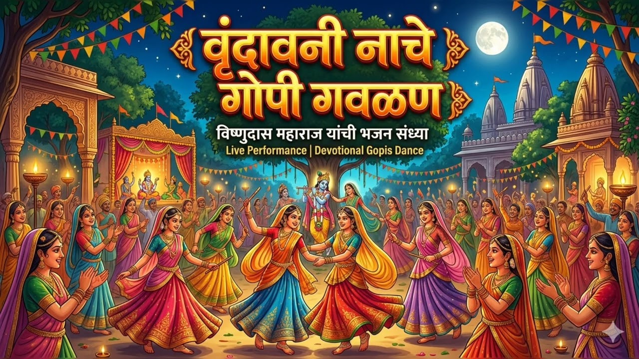 Marathi Gavaln | Vrindavani Nache Gopi | वृंदावनी नाचे गोपी गवळण | श्रीकृष्णाच्या गवळणी 