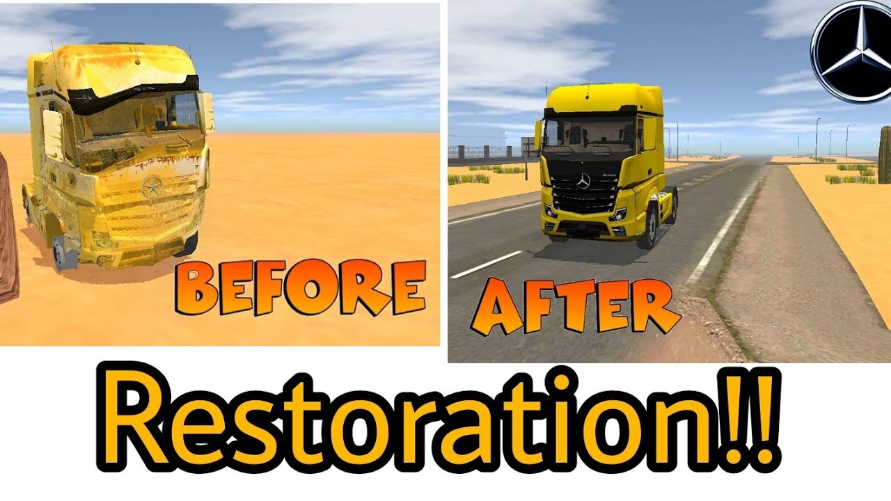 🚚 Rebuilding accidental rusty Mercedes Benz Actros | Grand Truck Simulator 2 🏕️