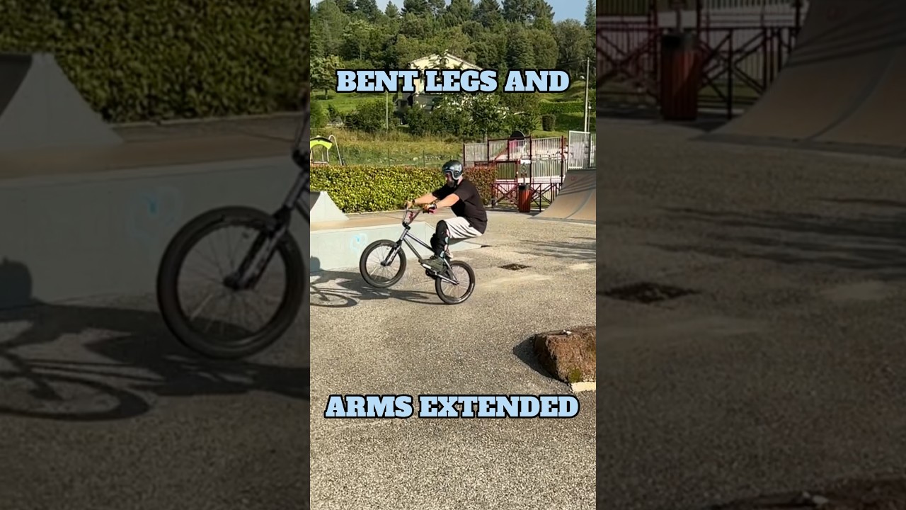 HOW TO MANUAL IN BMX FREESTYLE! #tutorial #bmx #bike #sport #rider #freestyle #tricks #skatepark