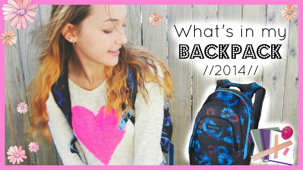 What's in my Backpack // 2014 ♡