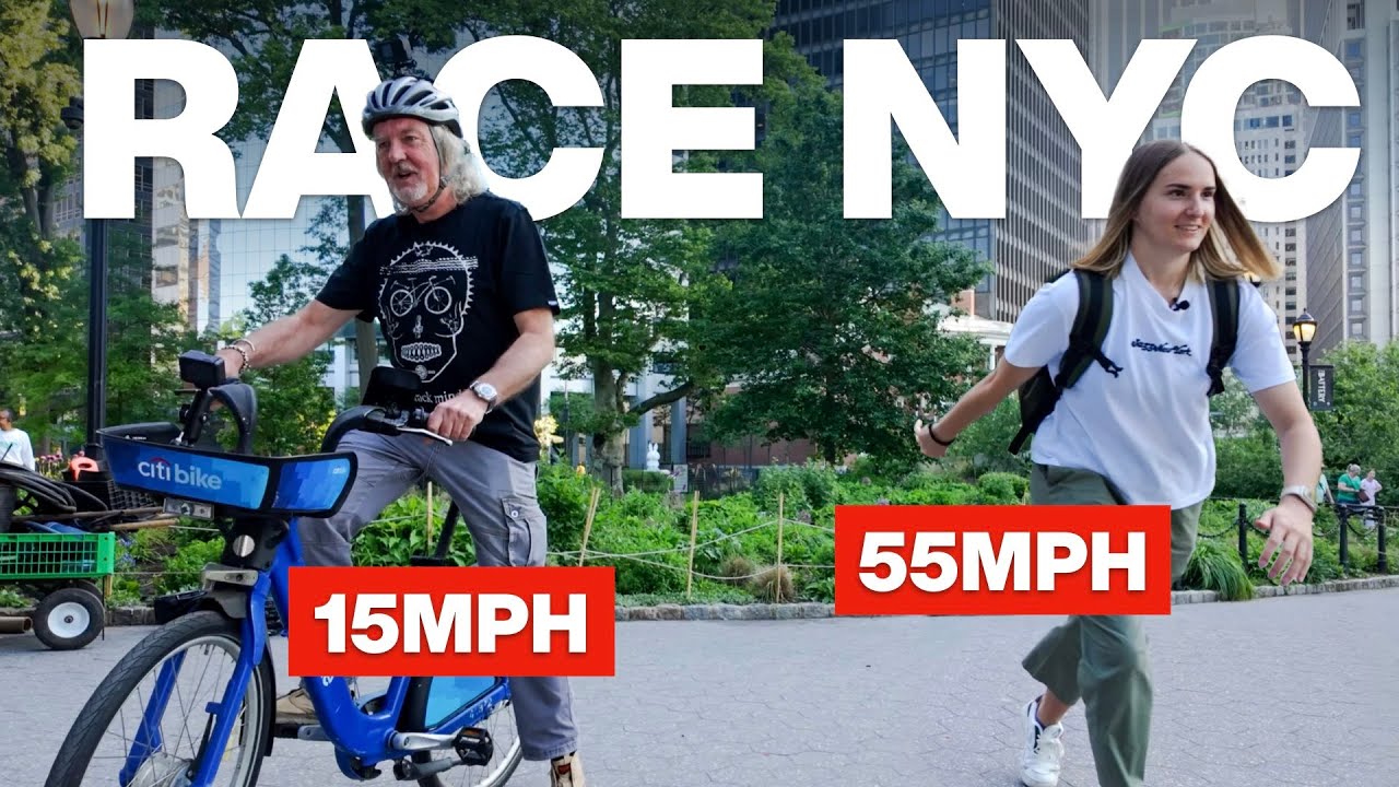 James May Races the New York Subway