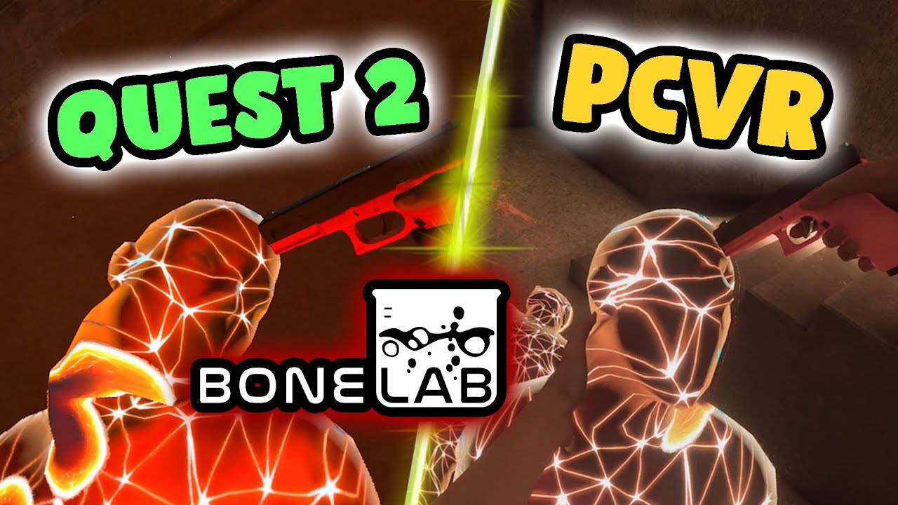 BONELAB Quest 2 vs PCVR Graphics & VR Gameplay Comparison