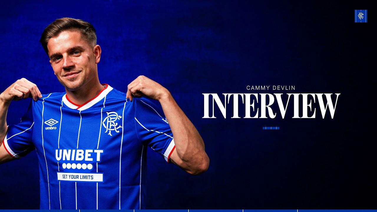 Cammy Devlin's First RangersTV Interview 🖋️⚽️