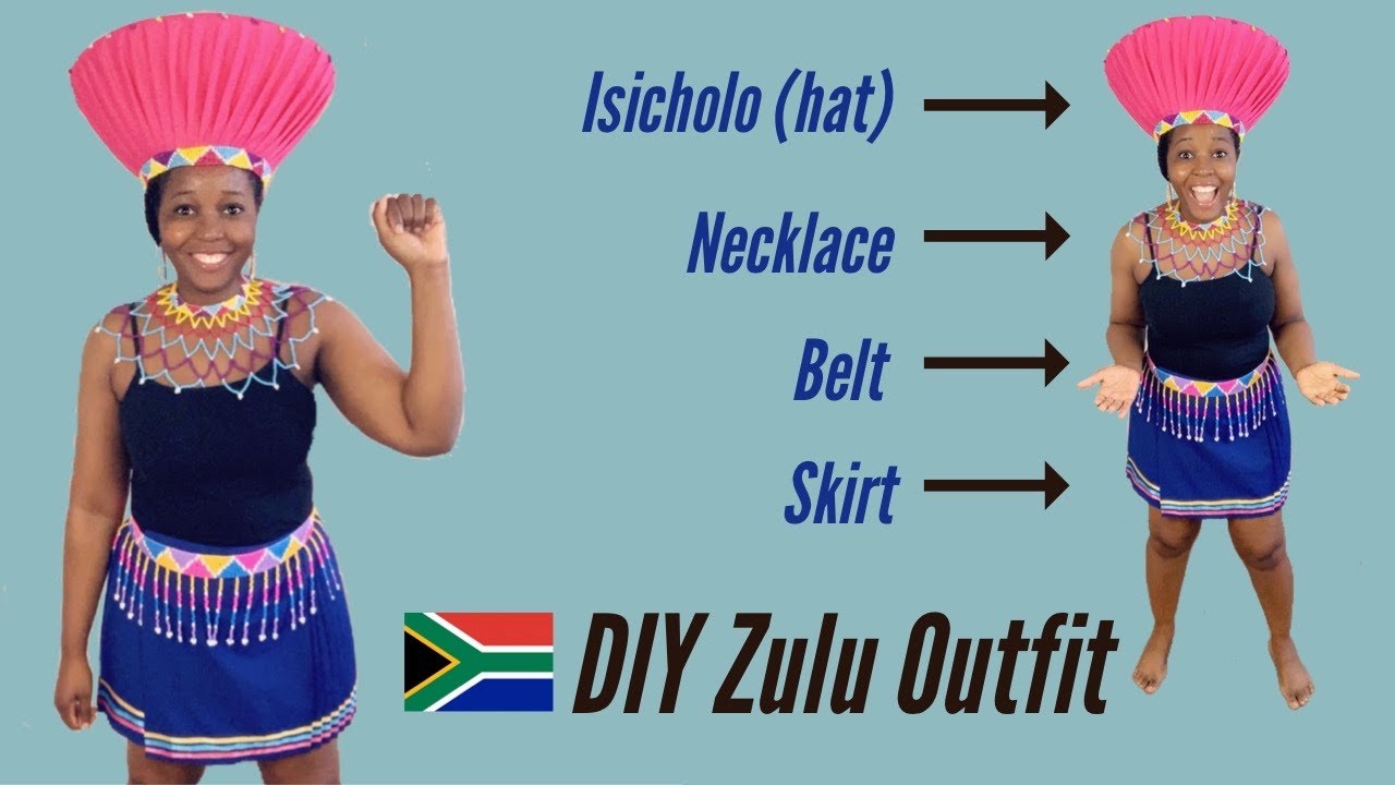 African traditional dress: Zulu outfit