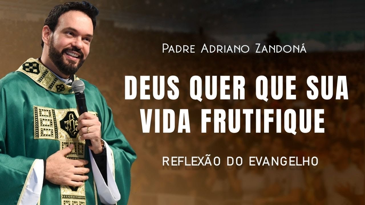 Só quem permanece em Deus dá fruto  | Jo 15,1-8 | Padre Adriano Zandoná 18/05/22