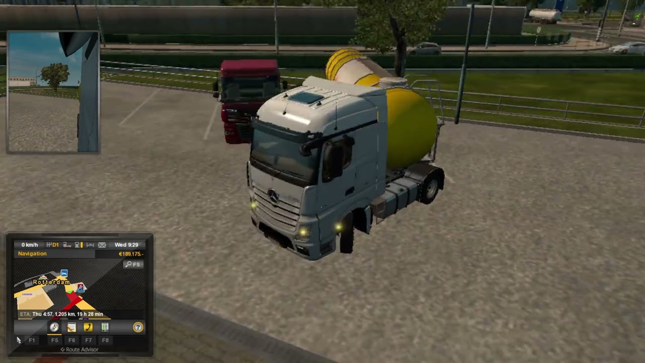 ETS2 | Relaxing Tanker Drive through France in a Mercedes (4K) #est2 #reversing #trending #trucking