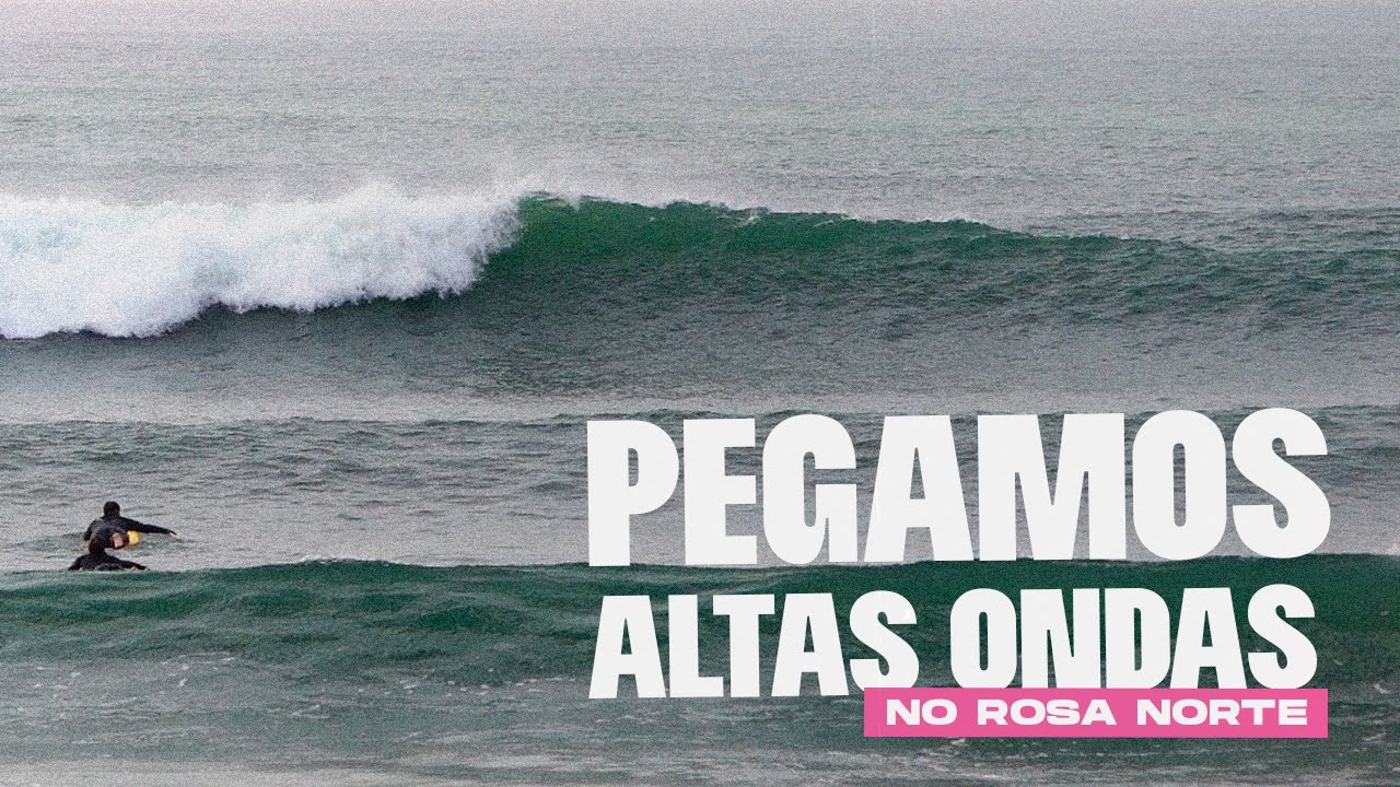 Pegamos Altas Ondas no Rosa Norte #praiadorosa #surf