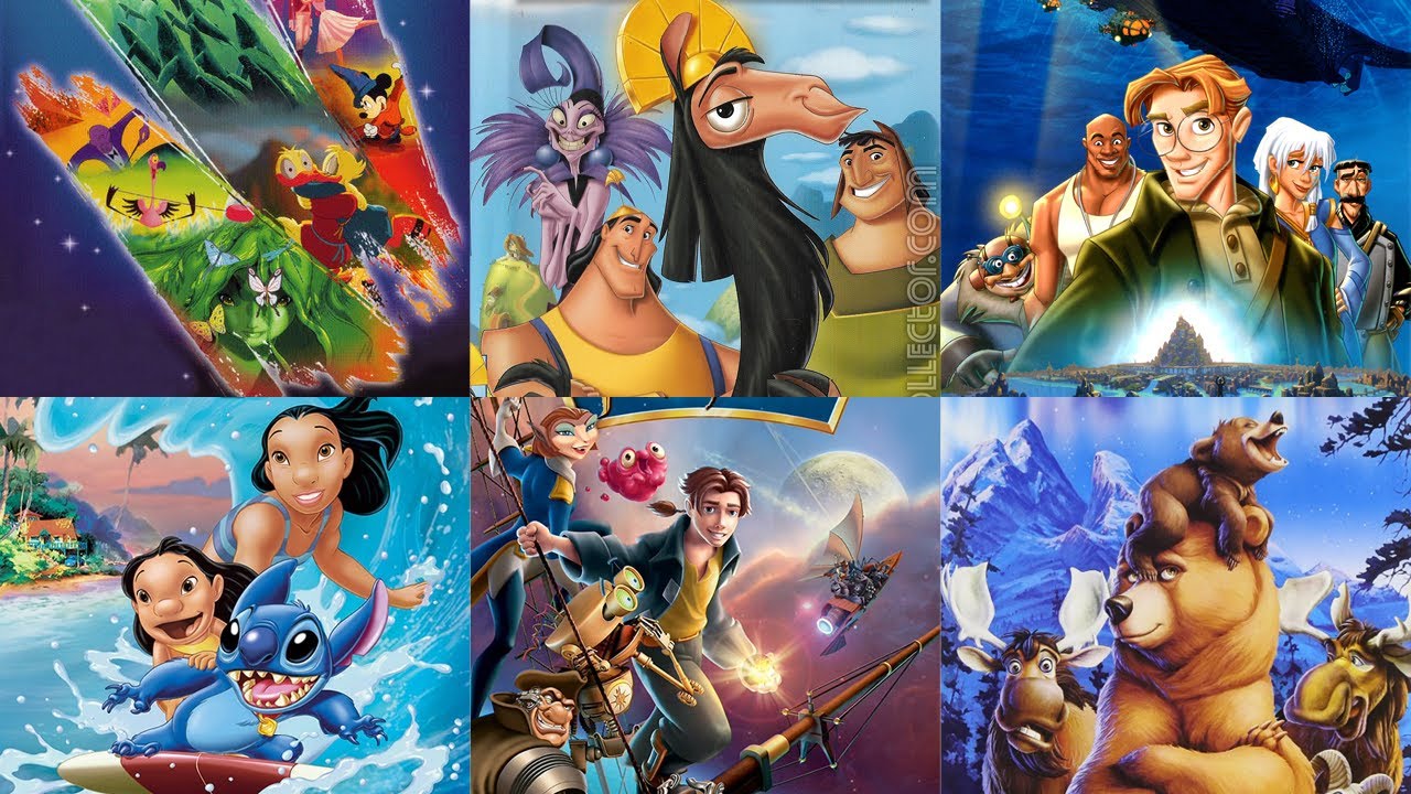 VHS Openings to Post-Renaissance Disney Movies