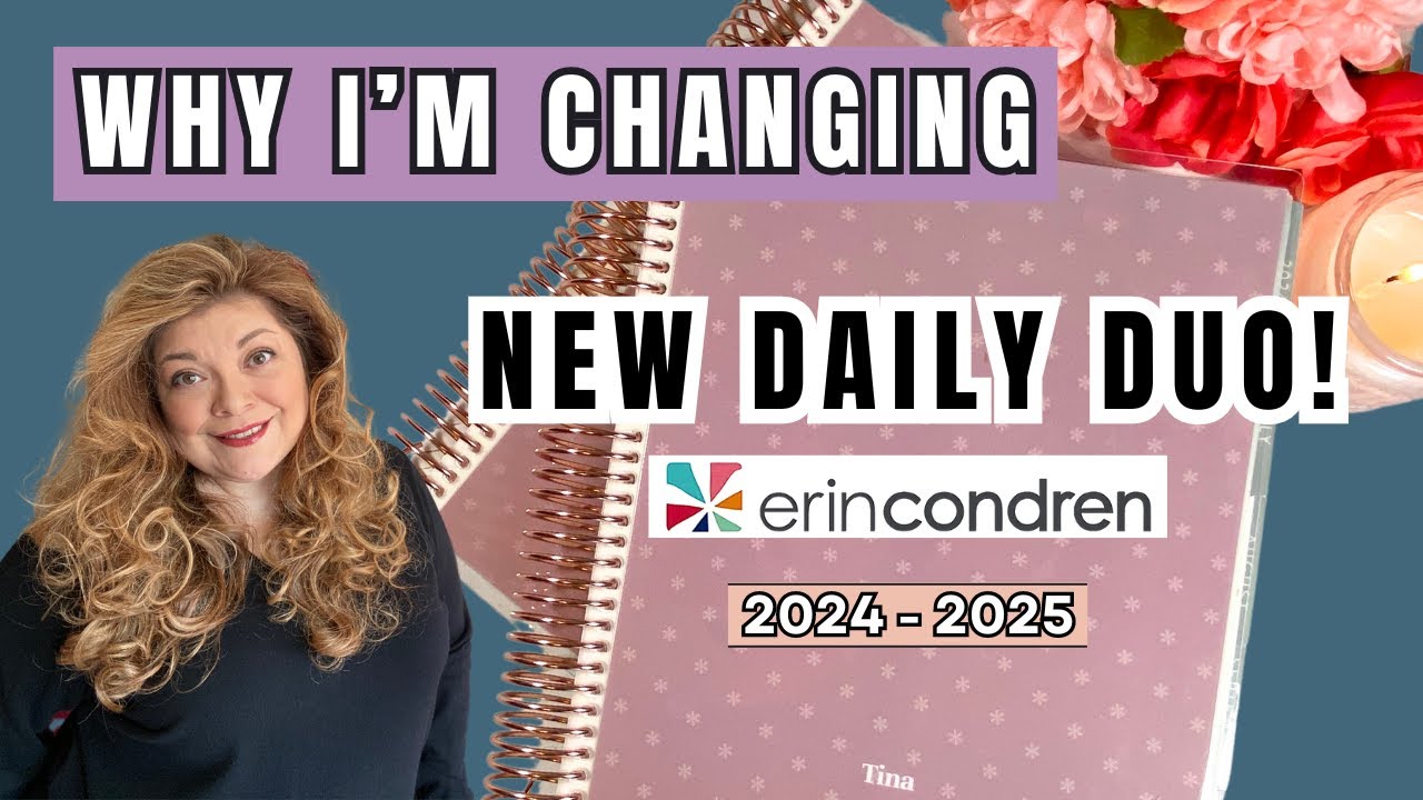How My Current Planners are Working and Why I'm Changing | New Erin Condren Daily Duo 2024