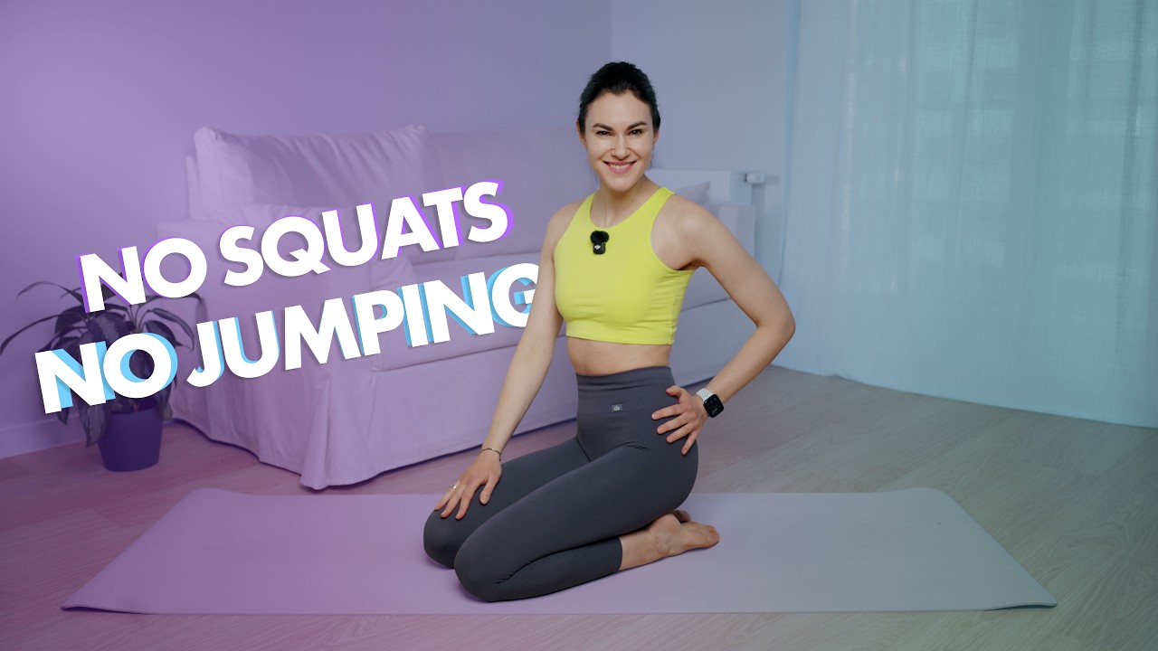 10 Min GLUTE RESHAPE | No Squats, No Jumping (Knee Friendly)