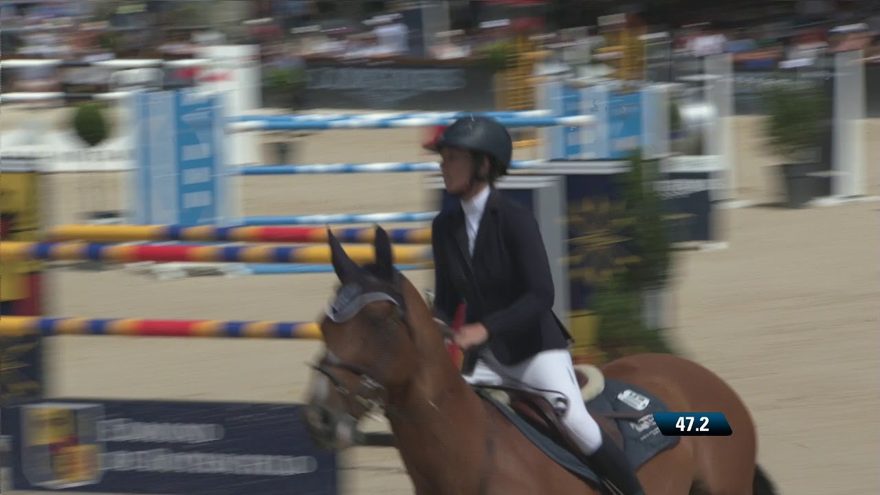 Ep17 Grand Prix Longines 150  Aurelia Loser sur Quelmec du Gery Crans Montana