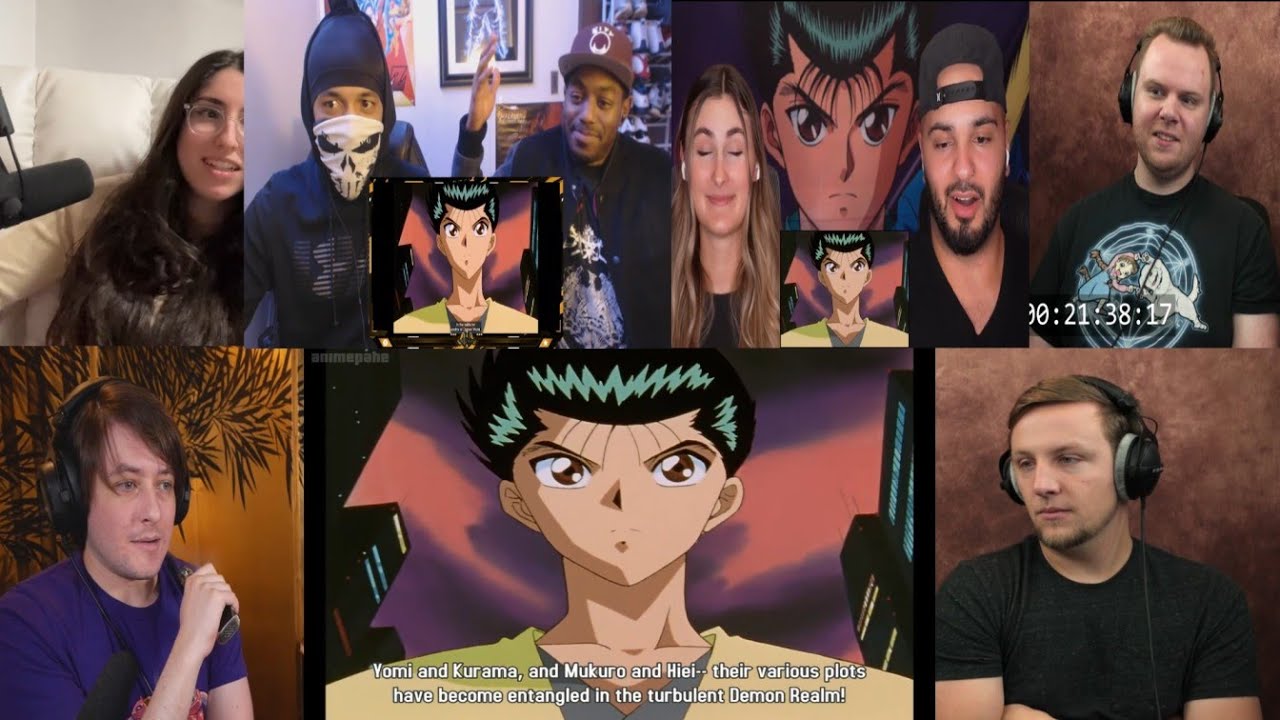 YU YU HAKUSHO EPISODE 103 REACTION MASHUP!!