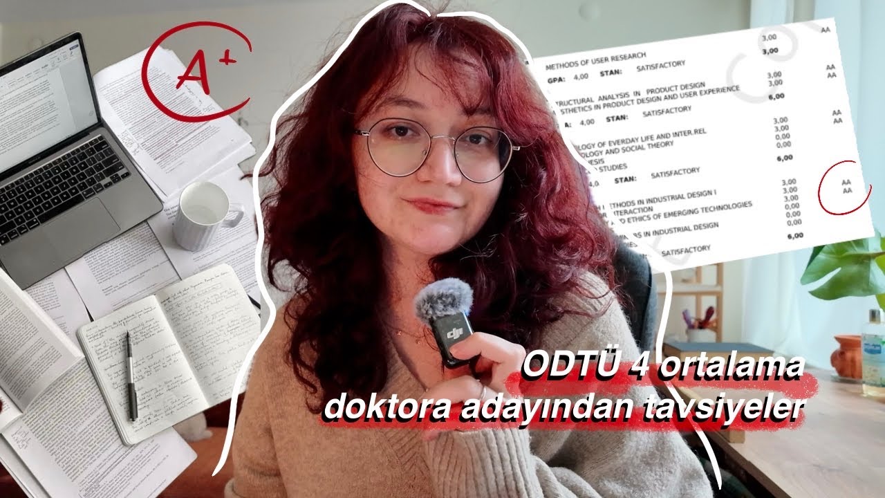 akademik döneme hazırlanalım | 4 ortalamalı ODTÜ doktora adayı 👩‍🎓📚