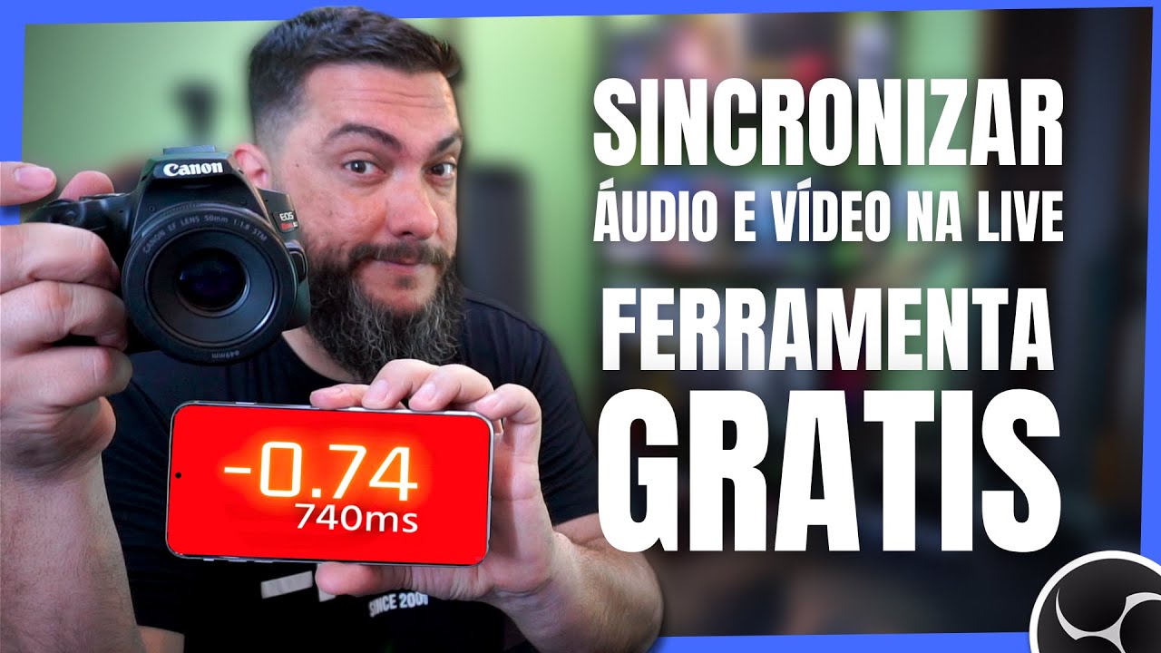SINCRONIZANDO ÁUDIO E VÍDEO NA LIVE! Usando esta Ferramenta Simples e Grátis! [CronoCam]